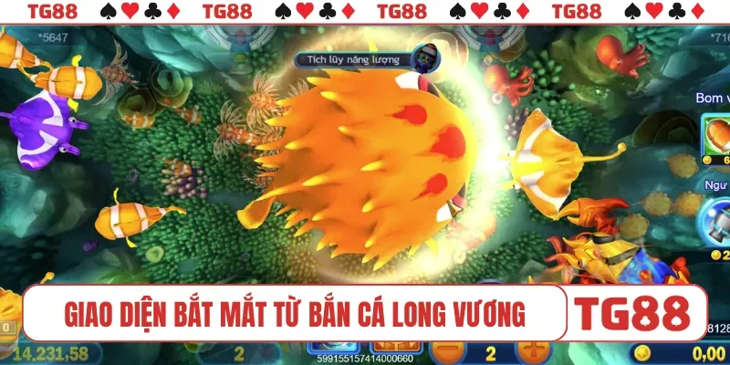 Hệ thống giao diện bắt mắt từ bắn cá Long Vương