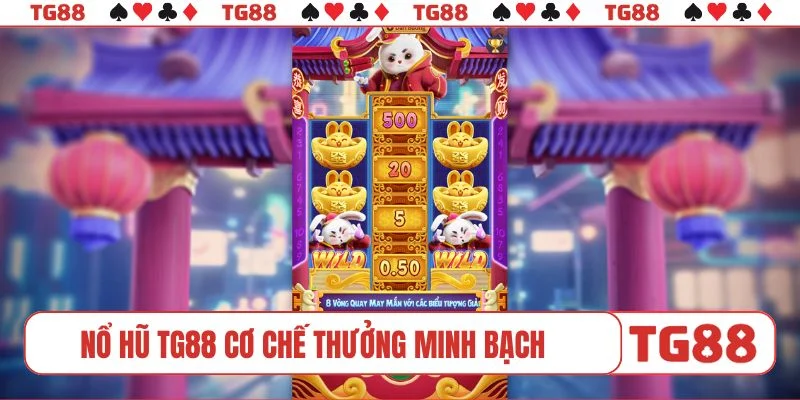 Nổ hũ TG88 cơ chế thưởng minh bạch tuyệt đối